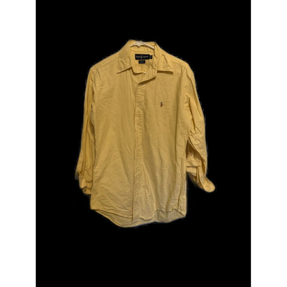 Polo Ralph Lauren Men's Small Yarmouth Yellow Button-up shirt